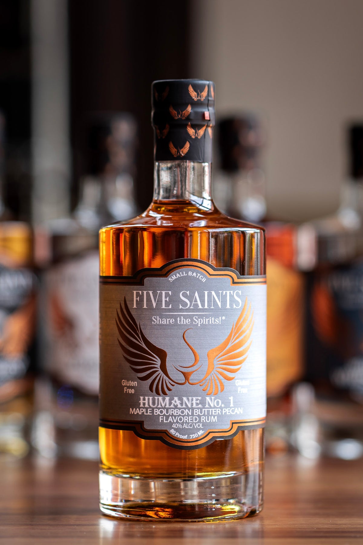 Humane No.1 Maple Bourbon Butter Pecan Flavored Rum