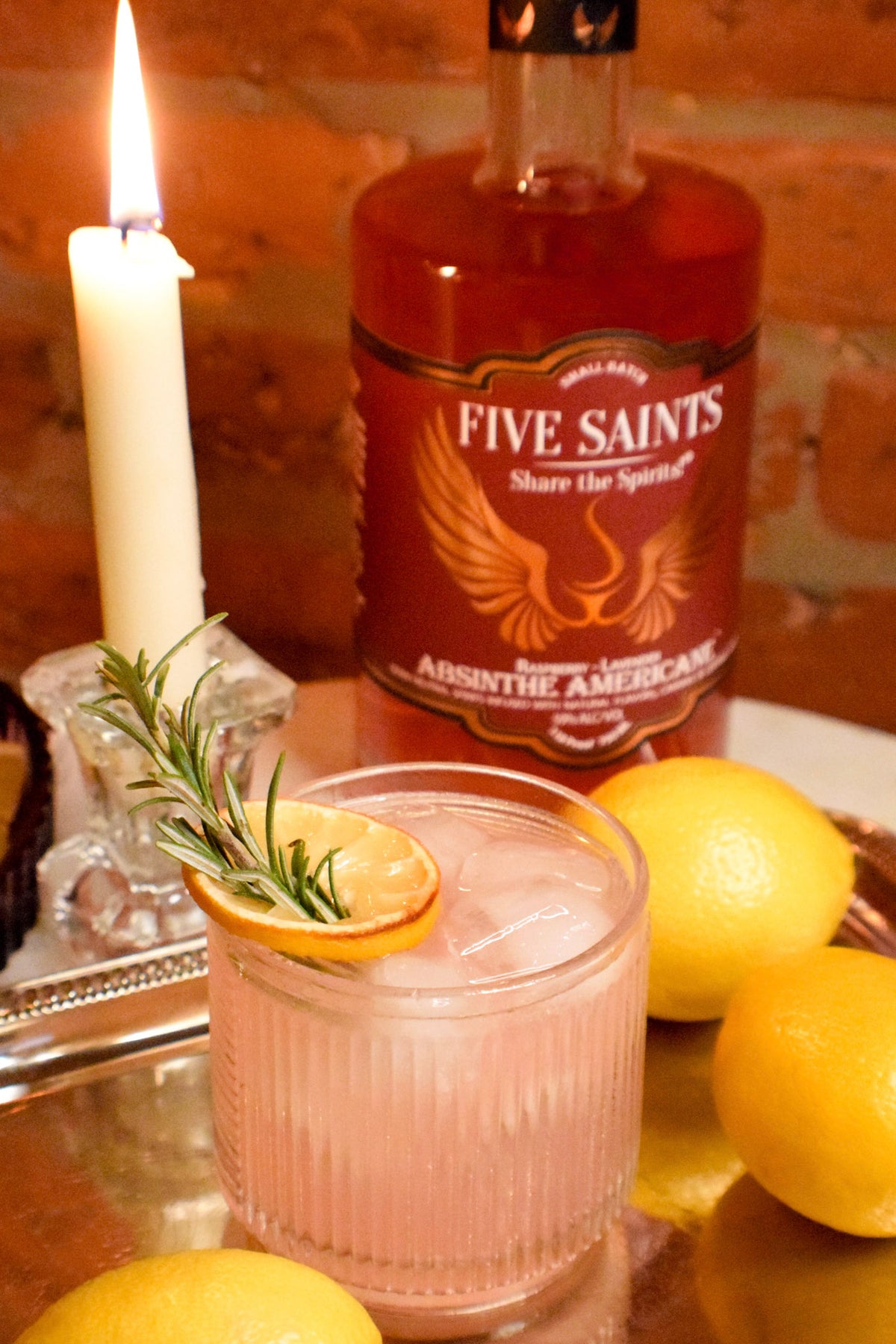 Raspberry-Lavender Absinthe Americane`